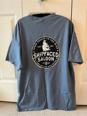 Southport NC Beer Lovers Graphic Tee - Blue